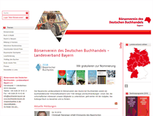 Tablet Screenshot of boersenverein-bayern.de